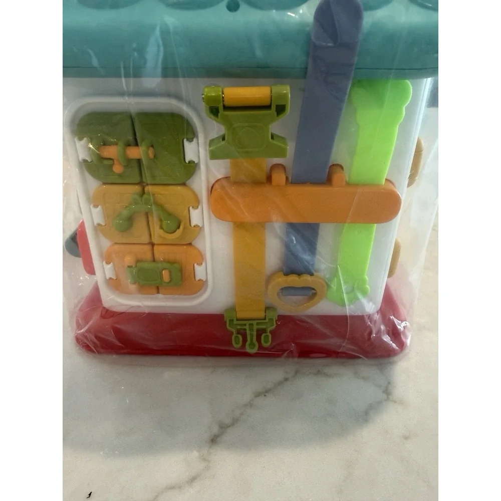New Toddler Activity Center Busy Board Learning Toy Multi-Sided Sensory